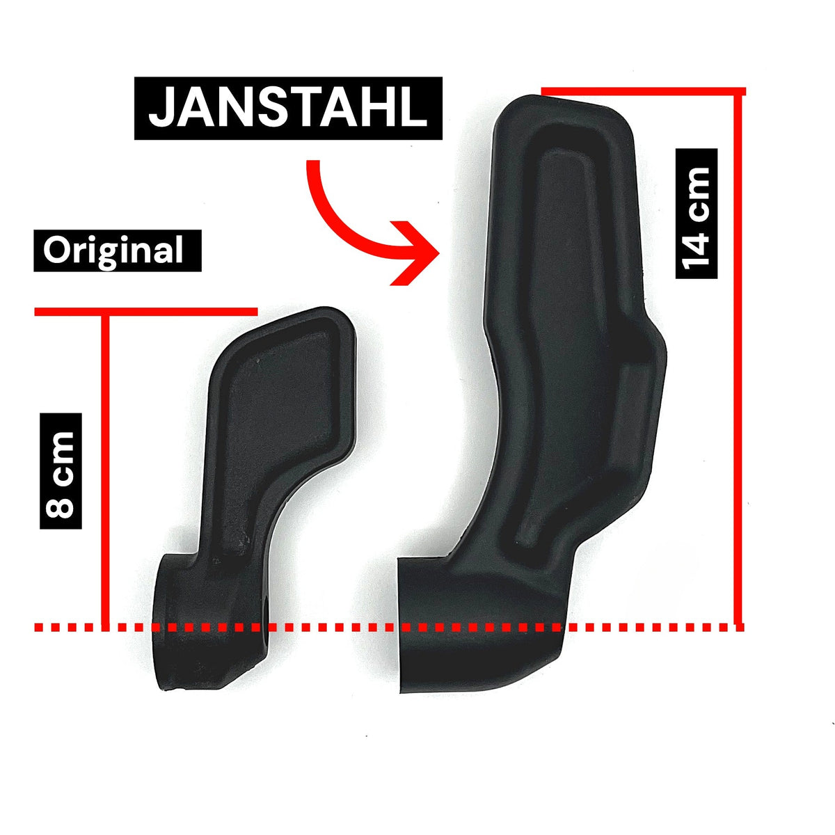 Comfort sliding door handle