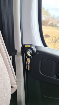 HeoSafe Zusatzschloss (mit Zylinderschloss) – Variante für Ducato Serie 8 / Boxer & Jumper ab 2025