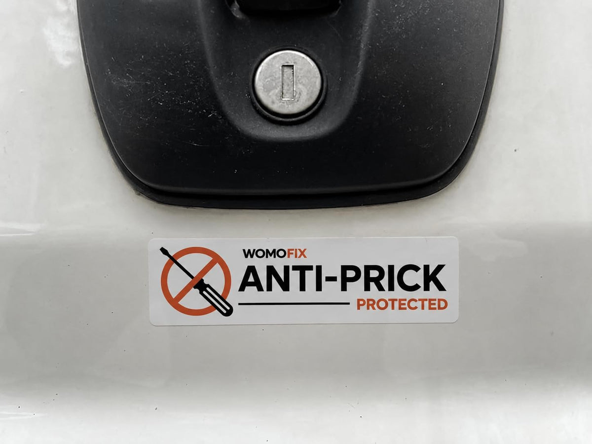 WOMOFIX Anti-Prick – Einbruchschutz für Fahrertür Fiat Ducato & baugleiche Fahrzeuge - Womofix.de