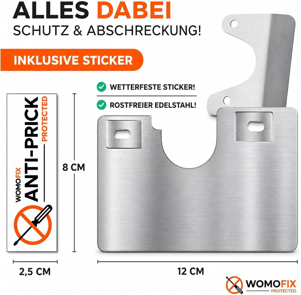 WOMOFIX Anti-Prick Schutzblech-Set für Fahrer- und Hecktür - Womofix.de
